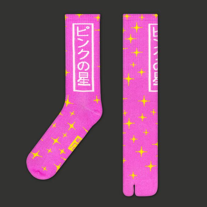 Шкарпетки CEH Tabi Pink Star