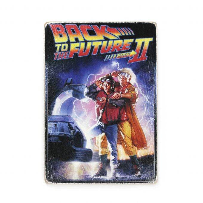 Дерев'яний постер "Back to the Future Part 2"