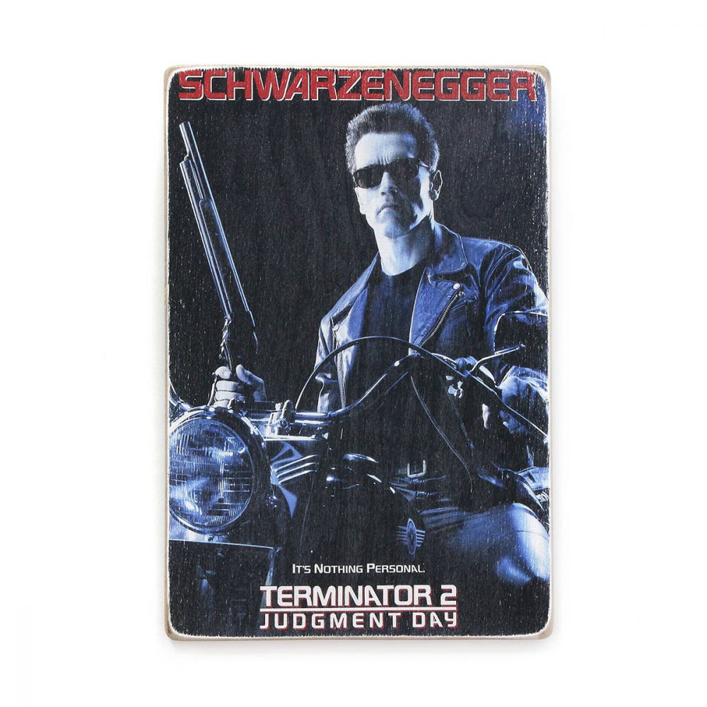 Деревянный постер "Terminator #2"