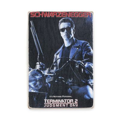 Дерев'яний постер "Terminator # 2"