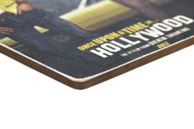 Дерев'яний постер "Once upon a time in Hollywood"