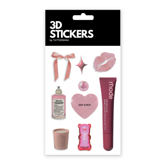 Набір 3D-стікерів "Sexy&Rich"