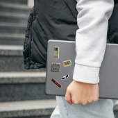 Набір 3D-стікерів "90s World"