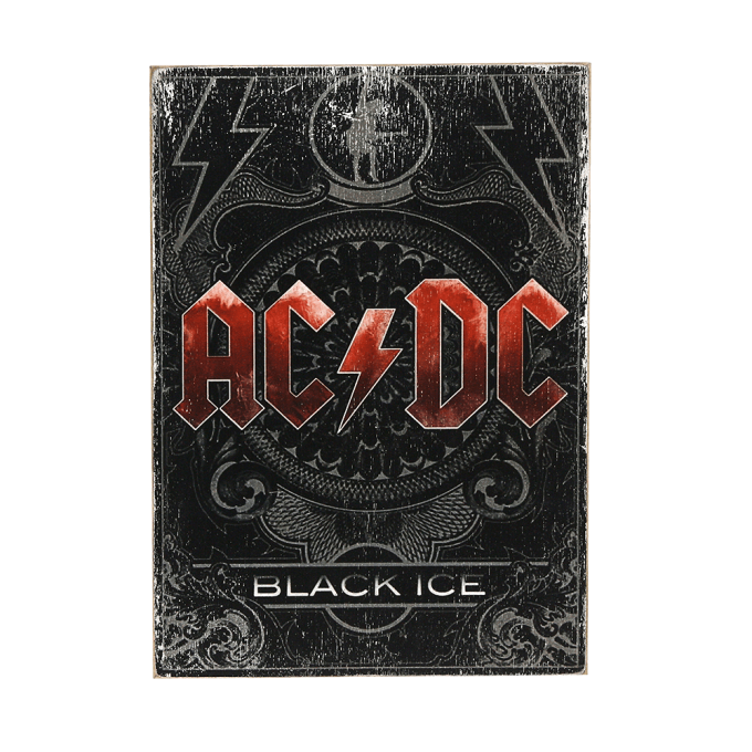 Дерев'яний постер "AC / DC # 5 Black Ice"