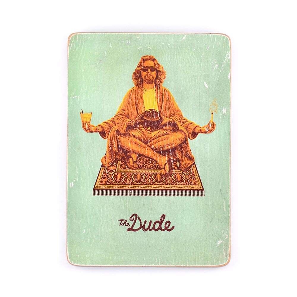 Дерев'яний постер "The Dude on carpet"