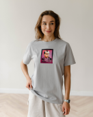 Футболка Vidro "Daddy Bandera" А6 сіра