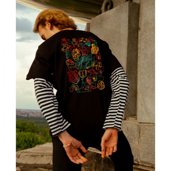 Футболка oversize Godmonkey Sketch