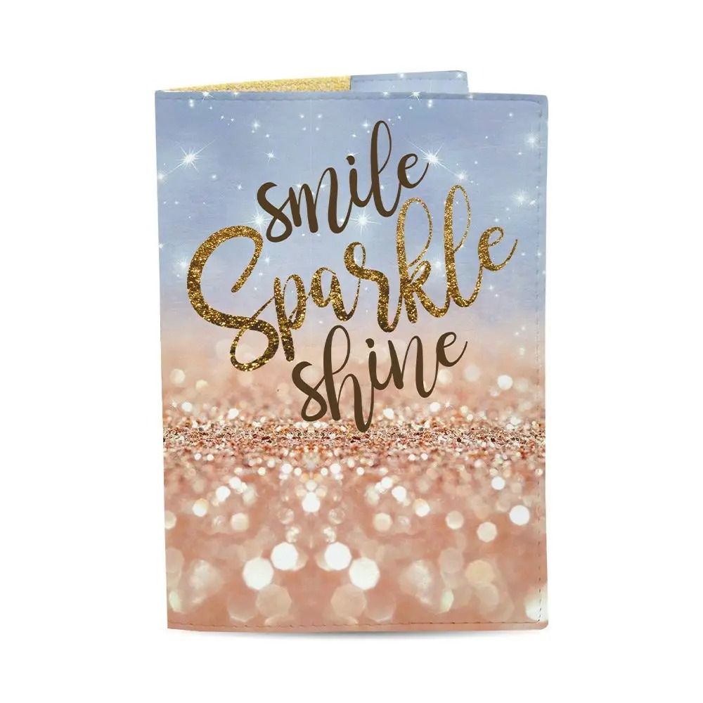 Обложка на паспорт "Smile Sparkle Shine"