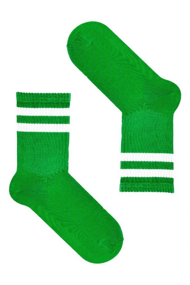 Носки SOX Зеленые с белым