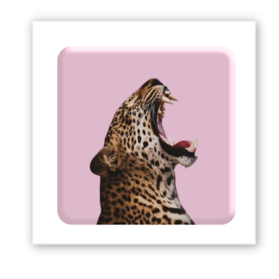 3D-стікер "Pink wild cat"