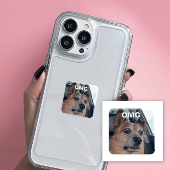 3D-стікер "Пес OMG"
