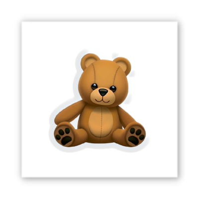 3D-стікер "Sweet teddy"