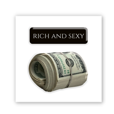 3D-стікер "Rich and sexy"
