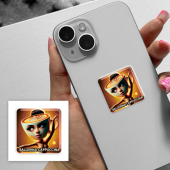 3D-стікер "Ballerina Cappuccina"