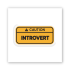 3D-стікер "Introvert"