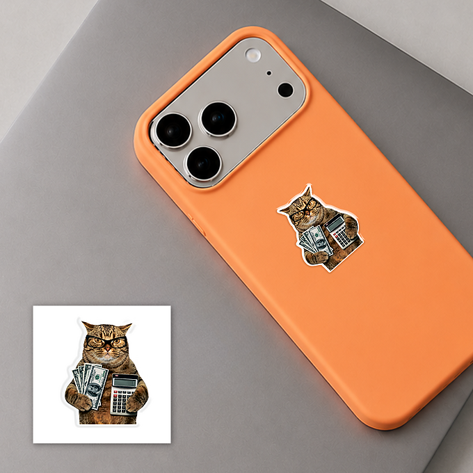 3D-стікер "Business Cat"