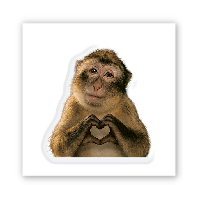 3D-стікер "Monkey Love"