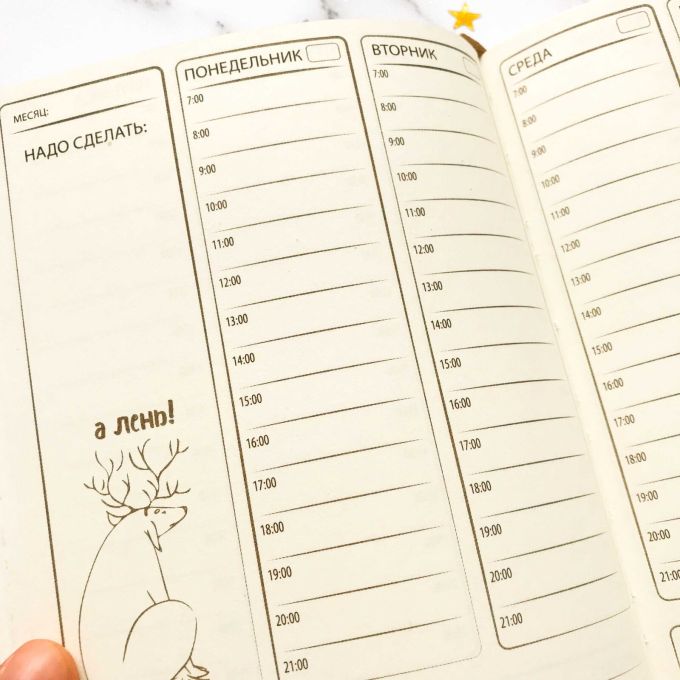 Планер "Робити треба, а лінь"