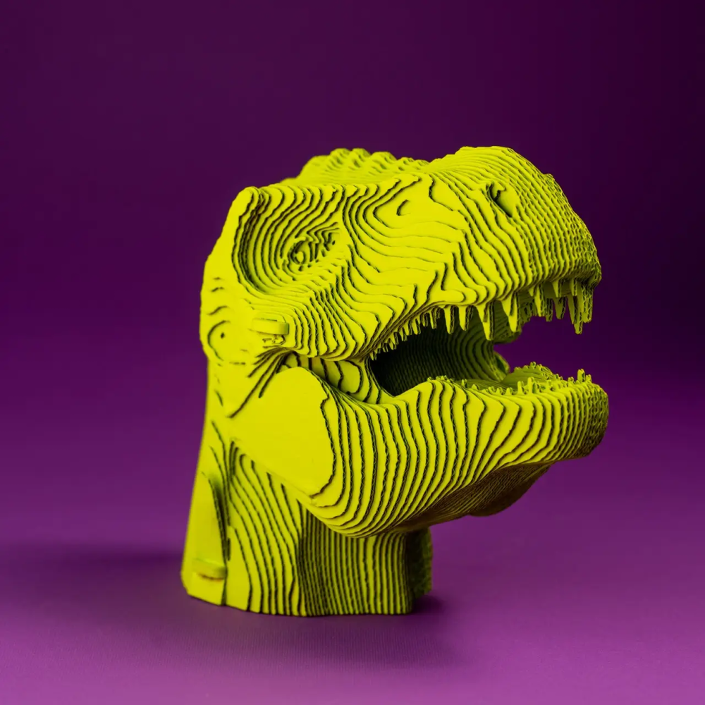 Картонный 3Д пазл "T-Rex"