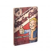 Деревянный постер "Fallout #5 Nuka-Cola Vault-Boy approved"
