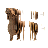 Картонний 3Д пазл "Такса"