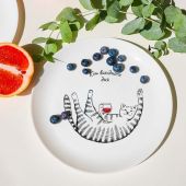 Тарілка "Кіт вихідного дня"