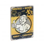 Деревянный постер "Fallout #1 Surface - never!"