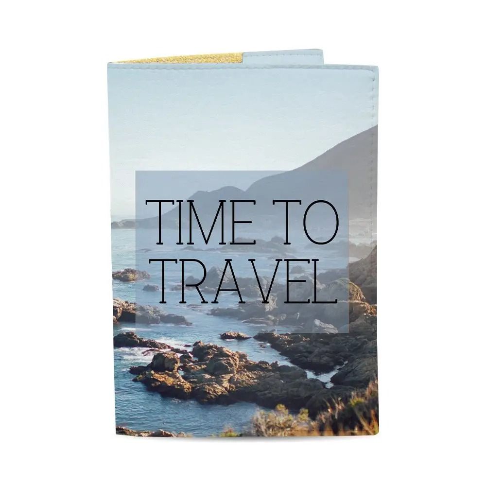 Обложка на паспорт "Time to Travel"