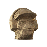 Картонный 3Д пазл "Три мудрые обезьяны. Не слышать зло"