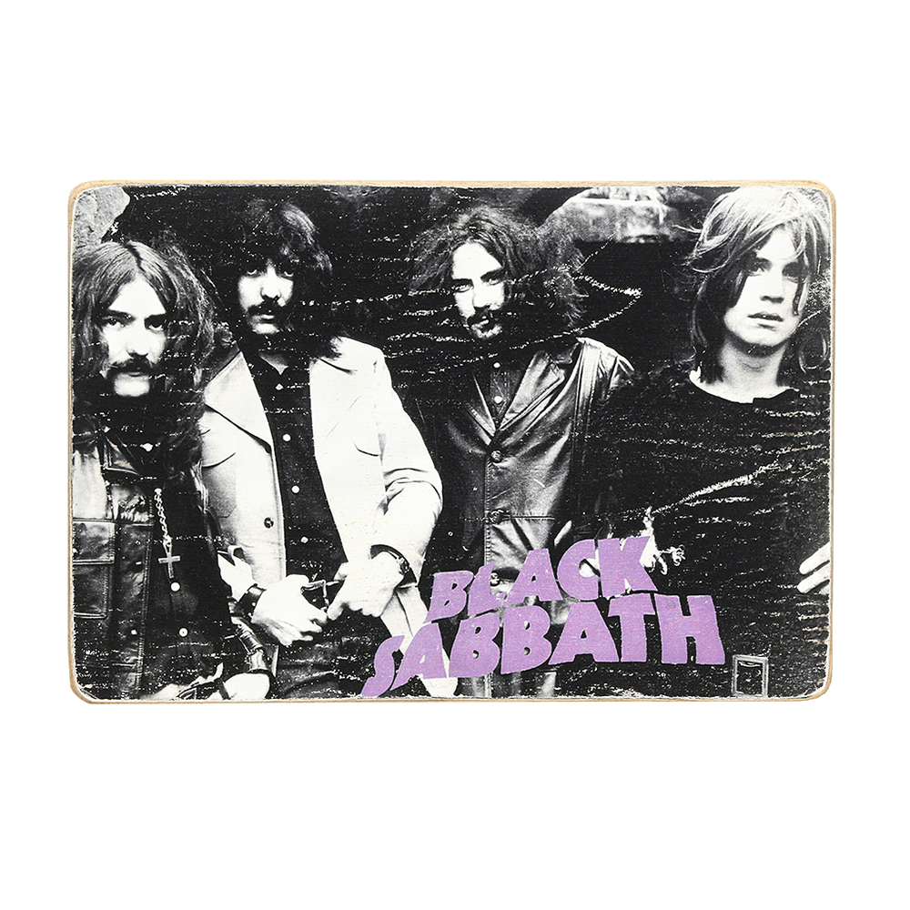 Деревянный постер "Black Sabbath #2"