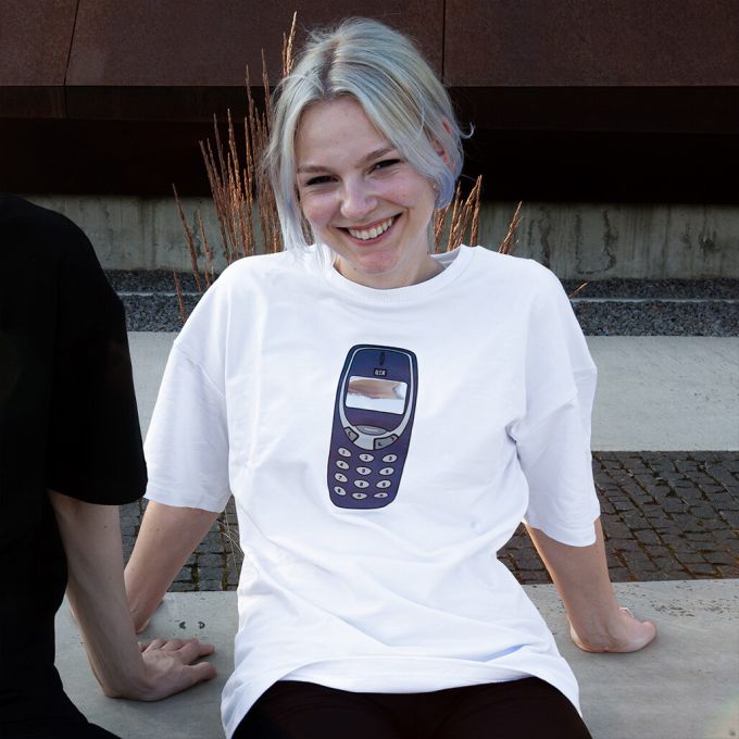 Футболка oversize "Телефон"
