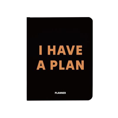 Планер ORNER "I have a plan" чорний