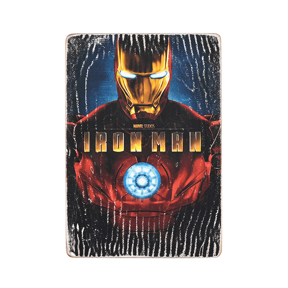 Деревянный постер "Iron Man #1"
