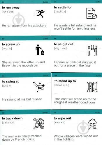 Картки англійських слів ENGLISH STUDENT - PHRASAL VERBS
