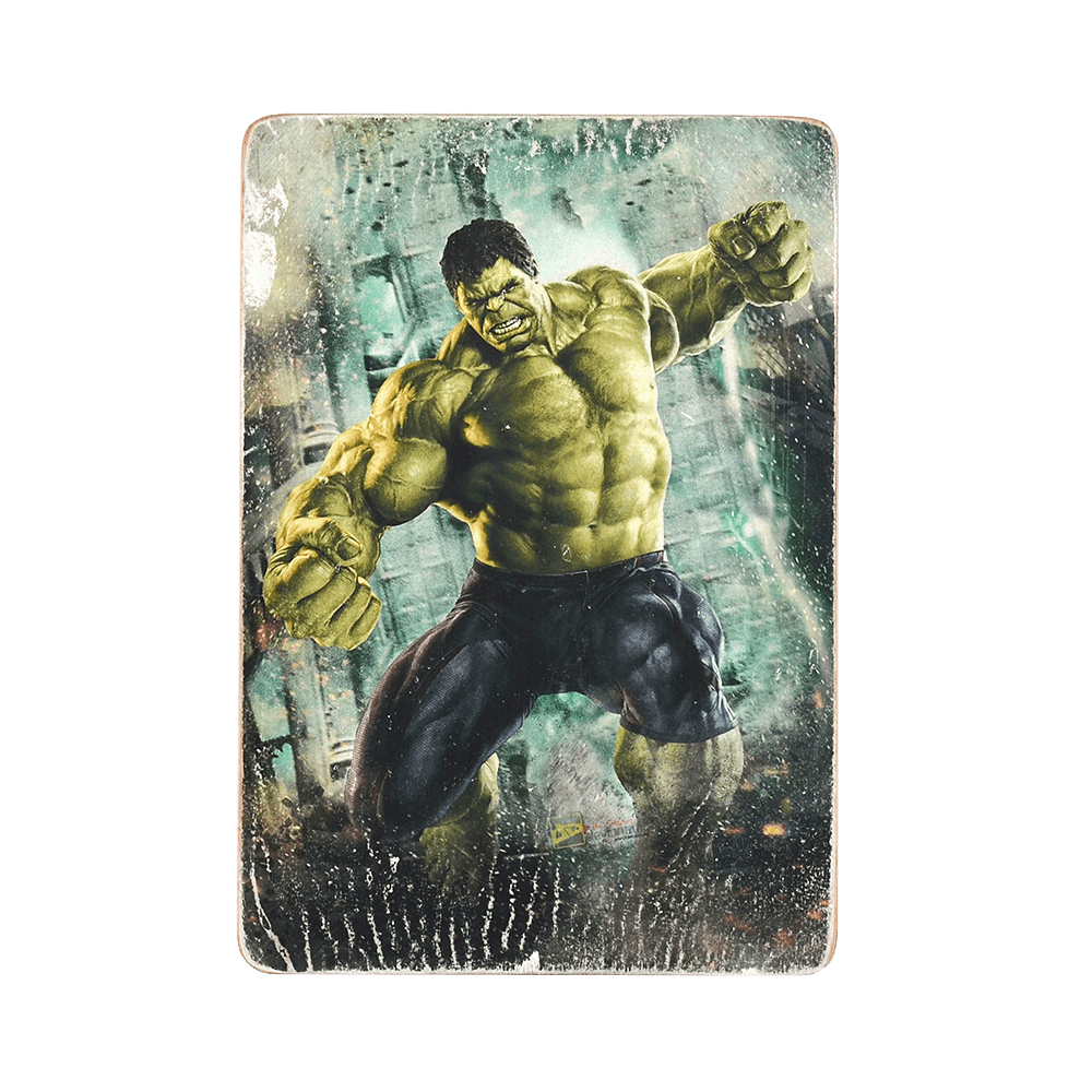 Деревянный постер "Hulk #1"