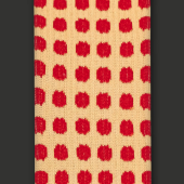 Носки CEH В красный горошек, бежевые