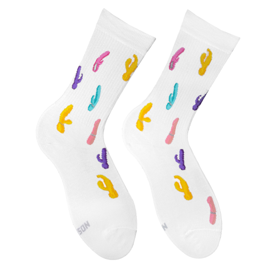 Носки Дед Носкарь Вибратор белые