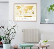 Скретч Карта Світу Travel Map Gold World Скретч Карта Світу Travel Map Gold World