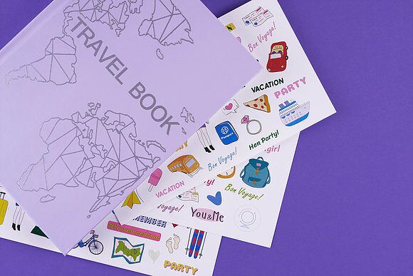  Планер подорожей Лавандовий "Travel Book" Lavender 