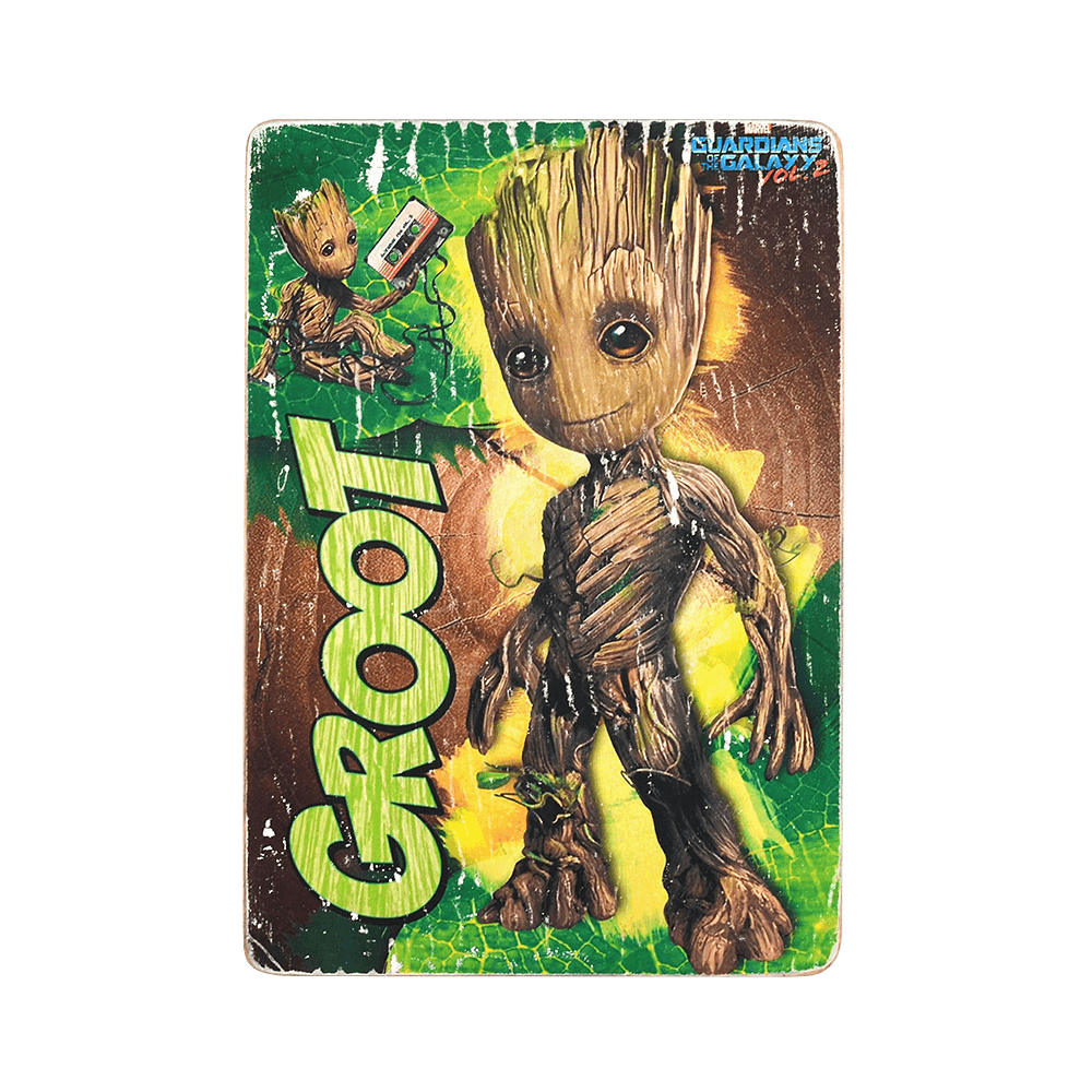 Дерев'яний постер "Guardians of the Galaxy Groot"