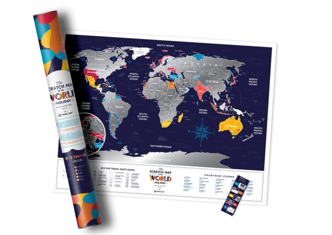 Скретч Карта Світу Travel Map Holiday