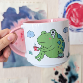 Чашка Jotter "Я Заїбалась" з сумною жабою