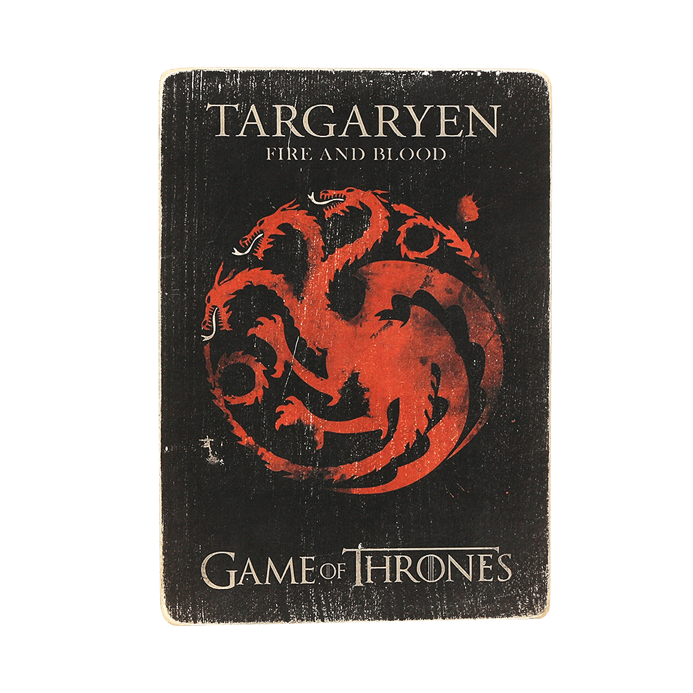 Деревянный постер "Game of Thrones #43 Targaryen"