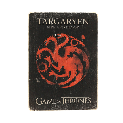 Дерев'яний постер "Game of Thrones # 43 Targaryen"