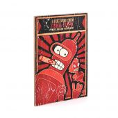 Деревянный постер "Futurama #4 Black Jack and Courtesans"